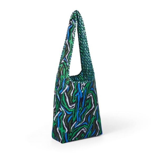 Diane Von Furstenberg for Target Handbags - DVF for Target reusable bag Arrow Disco Zebra Green